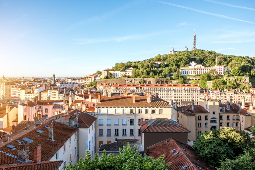 Lyon city in France